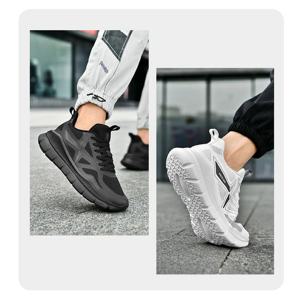 Unisex Couple Sneakers – Lightweight Spring Running Shoes, Anti-Slip, Soft Sole, Gym Training & Tennis Footwear