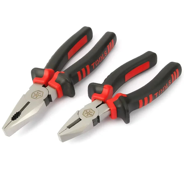 The Industrial Grade CrV Wire Cutter/Tiger Plier is a multifunctional hand tool made from chrome vanadium steel, designed for cutting, gripping, and general electrical or mechanical tasks. It’s available in 6-inch and 8-inc