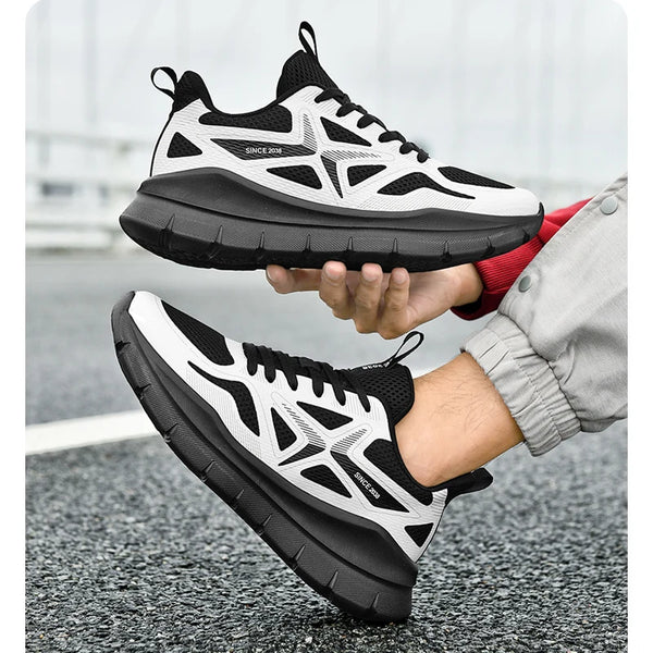 Unisex Couple Sneakers – Lightweight Spring Running Shoes, Anti-Slip, Soft Sole, Gym Training & Tennis Footwear