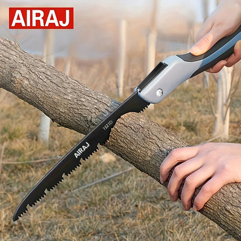 AIRAJ Folding Saw Woodworking Folding hacksaw Multifunction Cutting Wood Sharp Camping Garden Pruning Saw Tree Chopper
