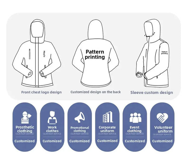 Men’s Norwegian Fleece Jacket – Thick Double-Sided, Casual Loose Fit, Plus Size Winter Coat