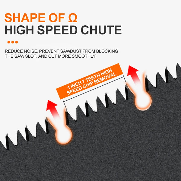 AIRAJ Folding Saw Woodworking Folding hacksaw Multifunction Cutting Wood Sharp Camping Garden Pruning Saw Tree Chopper