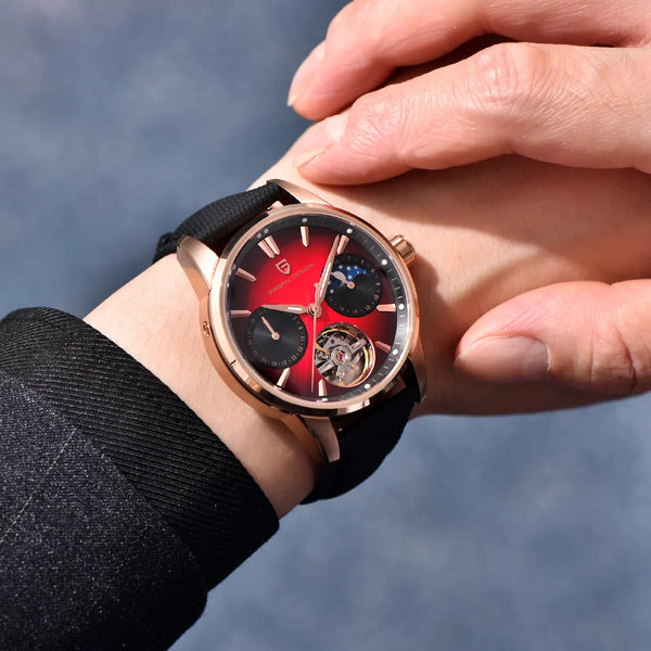 2025 Pagani Design Men's Luxury Automatic Watch – 41MM Stainless Steel Mechanical Timepiece, 100M Waterproof