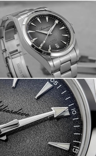 ADDIESDIVE Men's Automatic Mechanical Watch – Japan 8215 Movement, Bubble Mirror Glass, Super Luminous Luxury Dress Timepiece