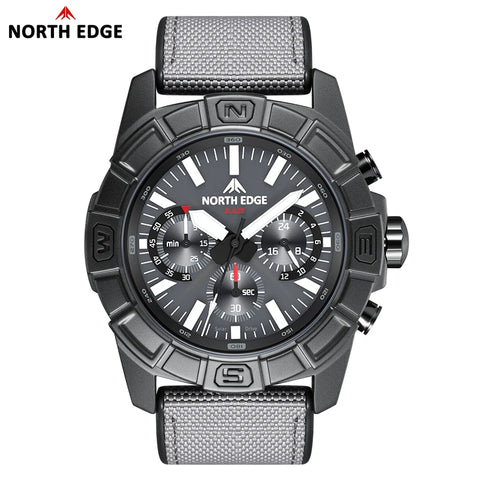 North Edge Blaze 2025 Solar Sports Watch – Waterproof, Night-Ready, Adventure-Driven