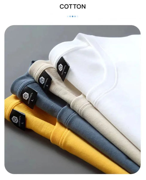 Unisex Cotton T-Shirt – Summer Casual Tee, Oversized S–5XL