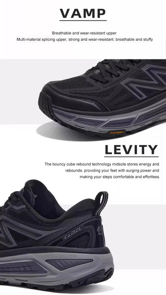 GOLDEN CAMEL Motion Control Sports Shoes – Men's & Women's All-Terrain Running Sneakers, Breathable Outdoor Jogging Footwear