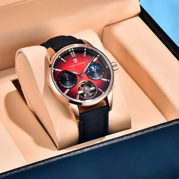 2025 Pagani Design Men's Luxury Automatic Watch – 41MM Stainless Steel Mechanical Timepiece, 100M Waterproof