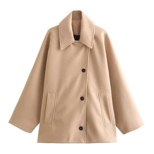 Women's Oversized Long Jacket – Autumn Winter Trench Coat, Bomber Style, New Arrival