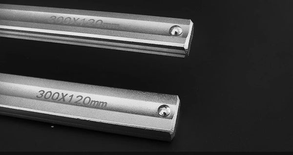 Allsome 120-300mm Wood Handle Guide Rail Clamps with Screw Action Arm  for Woodworking MFT Table and Cutting Track