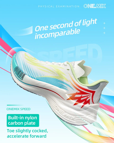 ONEMIX 2025 Carbon Plate Running Shoes – Lightweight Power, Breathable Comfort, Unisex Fit
Unleash your stride with the ONEMIX 2025 PB sneakers—engineered for runners who demand speed, support, and style. Featuring a carb
