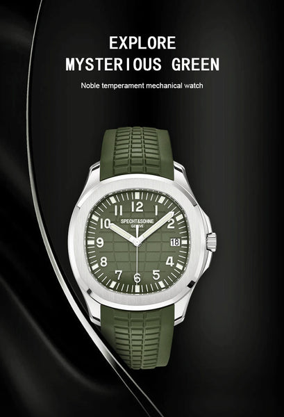 Specht&Sohne 40MM Men's Automatic Watch – Miyota 8215, Sapphire Crystal, 50M Waterproof Sport Design