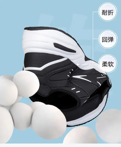 2024 Men's Clunky Sneakers – Thick Sole, Mesh Lace-Up, Breathable Casual Sports Shoes, Soft Platform Trend Footwear