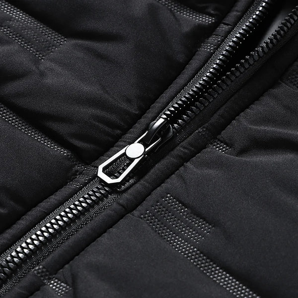 Men's Slim Fit Cotton Bomber Jacket – Thicken Padded Streetwear for Autumn & Winter