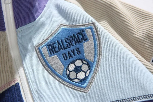 Y2K Hip Hop Varsity Jacket Men Women Oversized Retro Baseball Streetwear