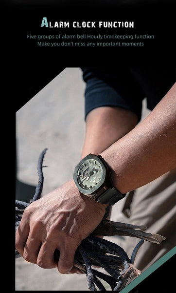 NORTH EDGE MERCURY Sports Watch – Digital Quartz, Stopwatch, World Time, 50M Waterproof