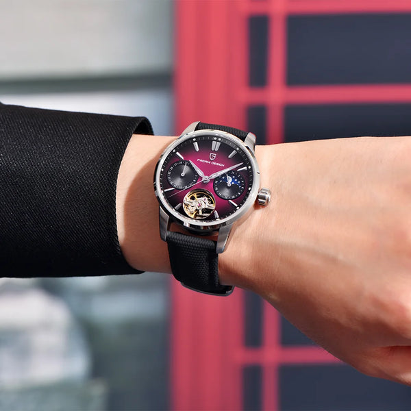 2025 Pagani Design Men's Luxury Automatic Watch – 41MM Stainless Steel Mechanical Timepiece, 100M Waterproof