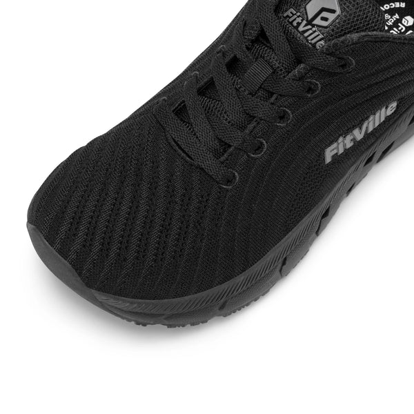 FitVille Men's Wide Toe Box Running Shoes – Extra Wide Width, Cushioned, Non-Slip, Lightweight & Breathable Sneakers