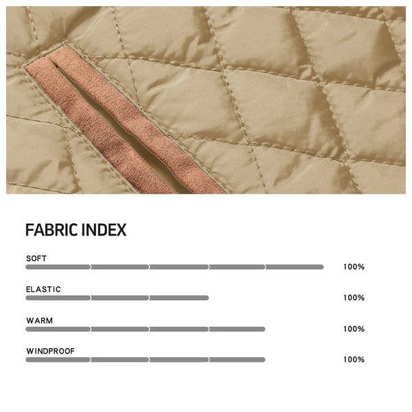 Men's Diamond Quilted Bomber Jacket – Lightweight Puffer, Button Down Overshirt, US Size