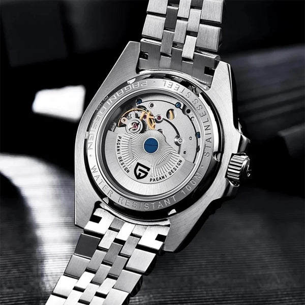 PAGANI DESIGN V3 GMT Men's Watch – Luxury Automatic, Sapphire, Waterproof, 40MM Steel