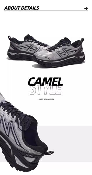 GOLDEN CAMEL Motion Control Sports Shoes – Men's & Women's All-Terrain Running Sneakers, Breathable Outdoor Jogging Footwear