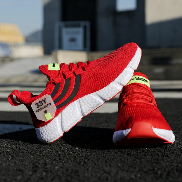 Men's Summer Casual Sneakers – Breathable Mesh Sport Shoes, Lightweight Outdoor Running, Athletic Jogging & Walking Tennis