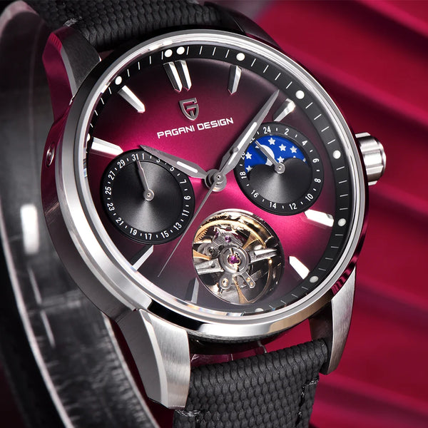 2025 Pagani Design Men's Luxury Automatic Watch – 41MM Stainless Steel Mechanical Timepiece, 100M Waterproof