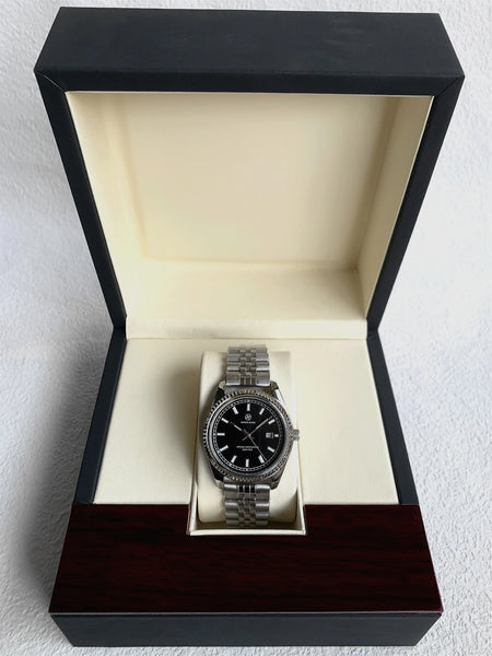 PABLO RAEZ Men's Luxury Silver Watch – SUS304 Steel, Luminous, Waterproof