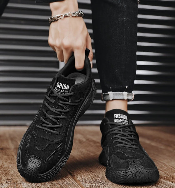 Men's Casual Fashion Sneakers – Spring/Autumn Korean Style, Trendy Youth Sports Shoes, Lightweight Single Shoe Design