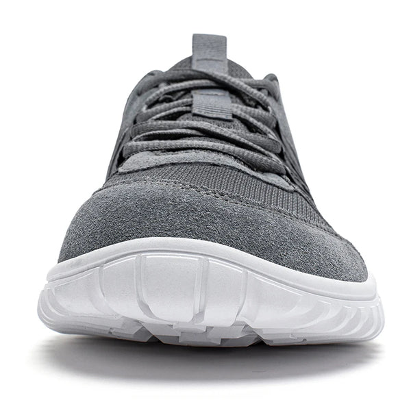 HOBIBEAR Wide Toe Walking Shoes – Non-Slip Mesh Sneakers for Men & Women, Breathable Lace-Up Outdoor Running Footwear