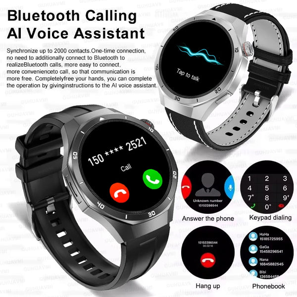 2025 For Android iOS Watch DT5pro Smart Watch 4GB Big Memory GPS Navigation MP3/MP4 Player APP Download Sports trackr Smartwatch
