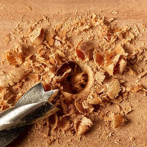 Extra Long Auger Drill Bit Set – Brad Point, Hex Shank, Deep Hole Woodworking Tools