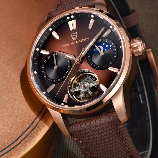 2025 Pagani Design Men's Luxury Automatic Watch – 41MM Stainless Steel Mechanical Timepiece, 100M Waterproof