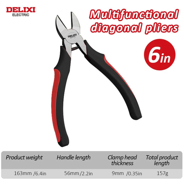 🔧 DELIXI ELECTRIC 3-Piece Pliers Set
Cut. Twist. Clamp. Conquer.
Upgrade your toolbox with this precision-engineered trio from DELIXI ELECTRIC—designed for serious grip and clean cuts every time.
🧰 Set Includes:
•