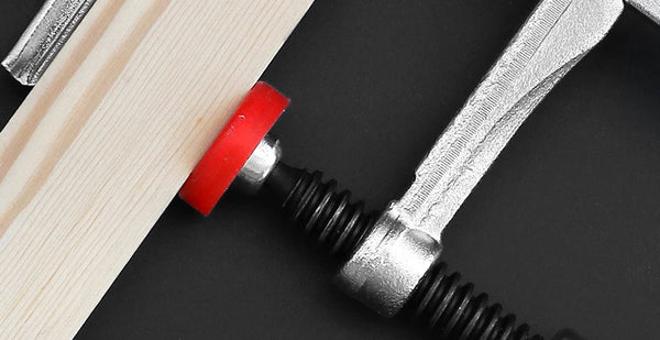 Allsome 120-300mm Wood Handle Guide Rail Clamps with Screw Action Arm  for Woodworking MFT Table and Cutting Track