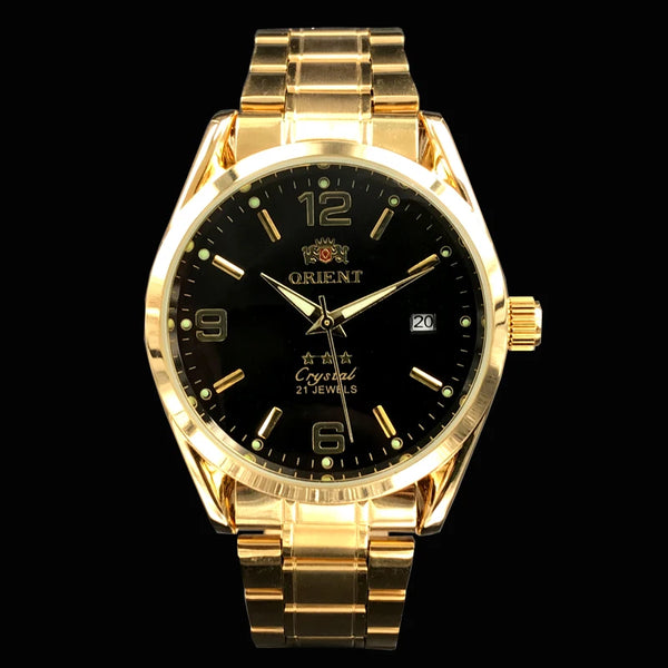 Orient Men's Luxury Automatic Watch – Tourbillon, All-Steel, Multi-Function, New