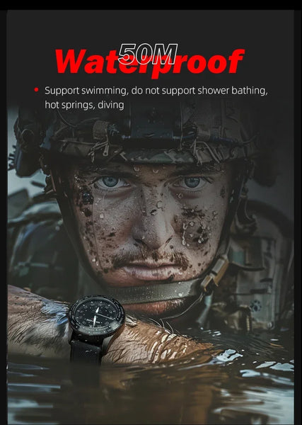 NORTH EDGE MACH 2024 Pilot Watch – Solar Powered, Dual Time, Waterproof