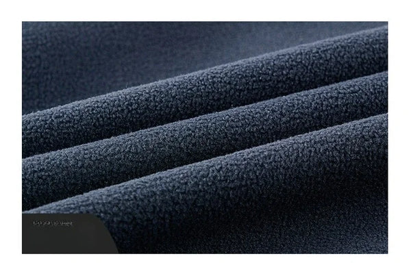 Men's Norwegian Fleece Hooded Jacket – Thick Plus Size Autumn/Winter Outdoor Coat, Warm Couple Fleece Outerwear