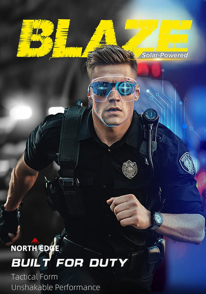 North Edge Blaze 2025 Solar Sports Watch – Waterproof, Night-Ready, Adventure-Driven