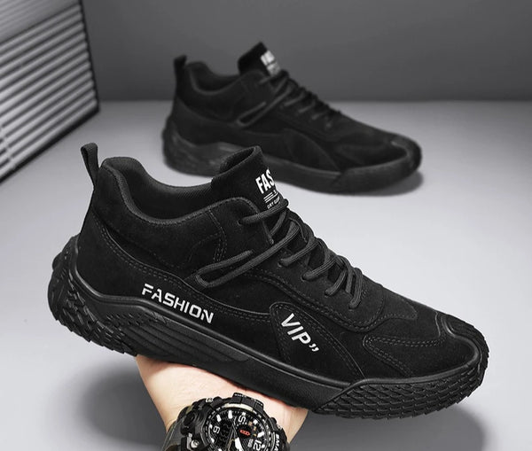 Men's Casual Fashion Sneakers – Spring/Autumn Korean Style, Trendy Youth Sports Shoes, Lightweight Single Shoe Design