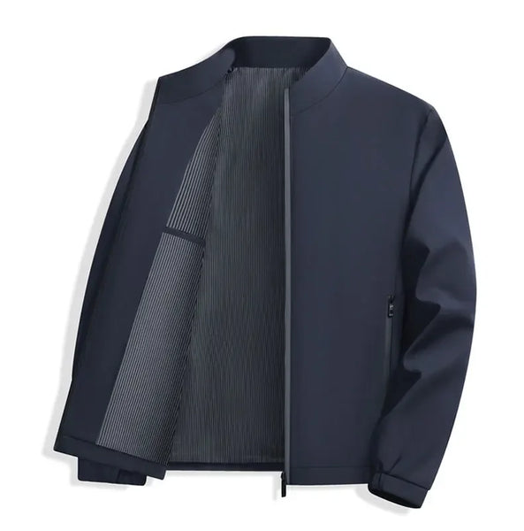 Thickened Fleece Jacket for Men – Ideal for Middle-Aged & Elderly Comfort