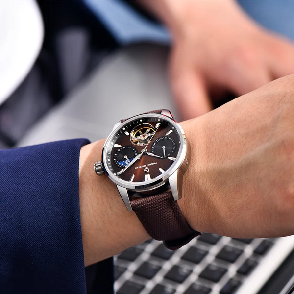 2025 Pagani Design Men's Luxury Automatic Watch – 41MM Stainless Steel Mechanical Timepiece, 100M Waterproof