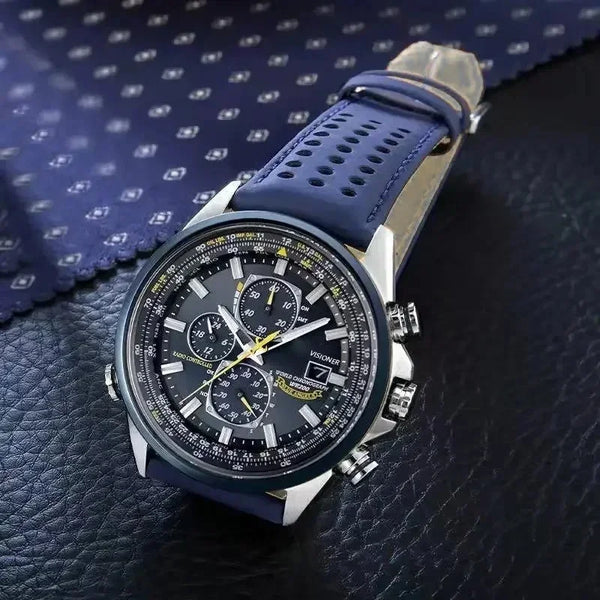 Men's Luxury Quartz Watch Chronograph Stainless Steel Luminous Gift