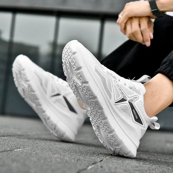 Unisex Couple Sneakers – Lightweight Spring Running Shoes, Anti-Slip, Soft Sole, Gym Training & Tennis Footwear