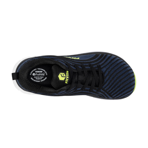 FitVille Men's Wide Toe Box Running Shoes – Extra Wide Width, Cushioned, Non-Slip, Lightweight & Breathable Sneakers