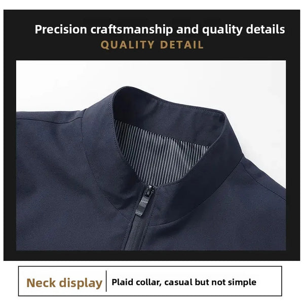 Thickened Fleece Jacket for Men – Ideal for Middle-Aged & Elderly Comfort