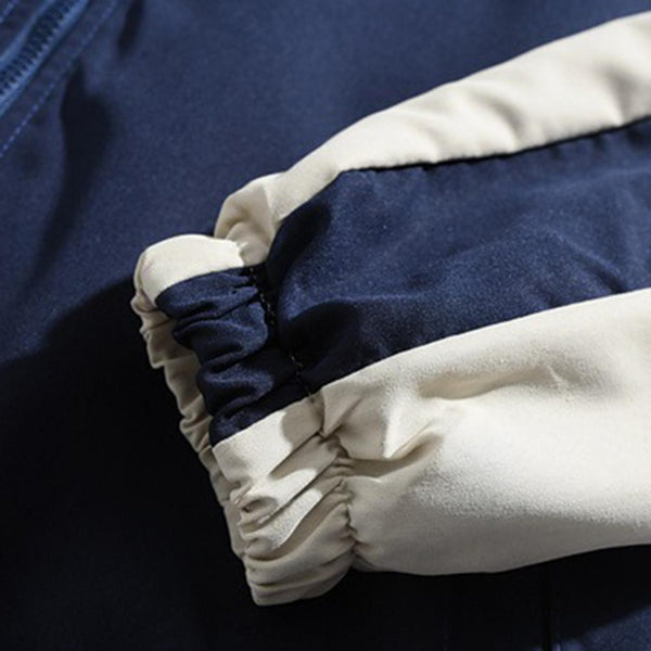 Men's Baseball Bomber Jacket – Casual Streetwear, Spring Autumn Loose Fit Outdoor Coat