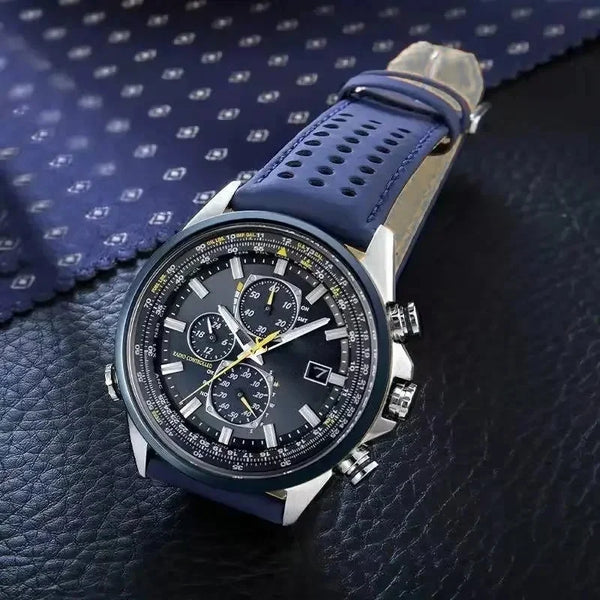 Men's Luxury Quartz Watch Chronograph Stainless Steel Luminous Gift