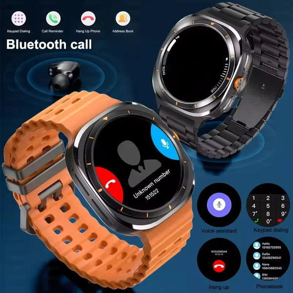LAXASFIT 1.52" Smart Watch – Bluetooth Calling, Heart Rate & Fitness Tracker for Men & Women