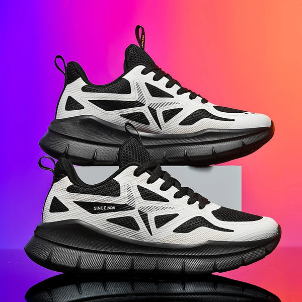 Unisex Couple Sneakers – Lightweight Spring Running Shoes, Anti-Slip, Soft Sole, Gym Training & Tennis Footwear